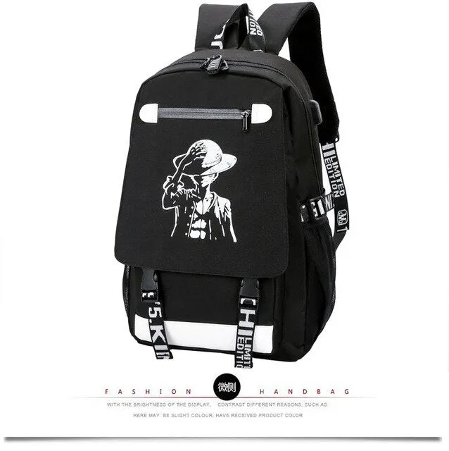 Unisex Animation Backpack (USB Charging/Laptop)
