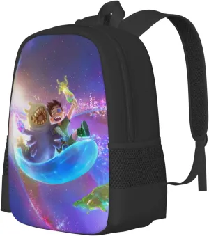 Unisex Novel Elio Backpacks Casual Lightweight Laptop backpack Fashion Primary Daypacks Bookbag For Daily travel, work, outings, Hiking