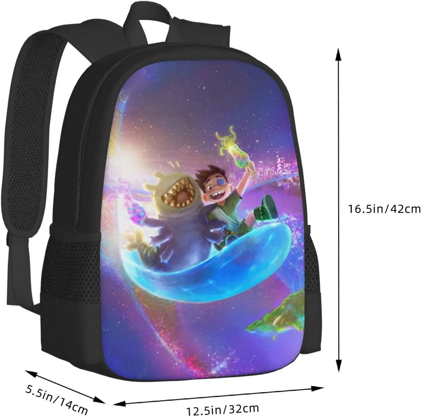 Unisex Novel Elio Backpacks Casual Lightweight Laptop backpack Fashion Primary Daypacks Bookbag For Daily travel, work, outings, Hiking