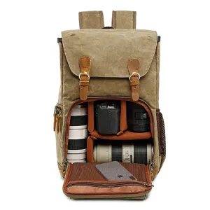 Unisex Waterproof Canvas Backpacks (Camera)
