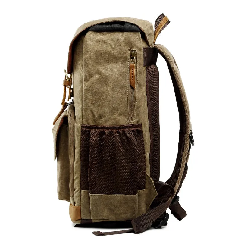 Unisex Waterproof Canvas Backpacks (Camera)
