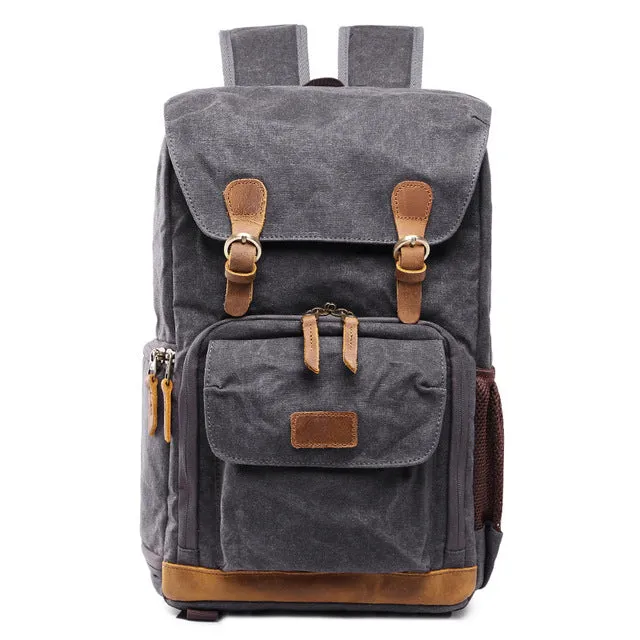 Unisex Waterproof Canvas Backpacks (Camera)