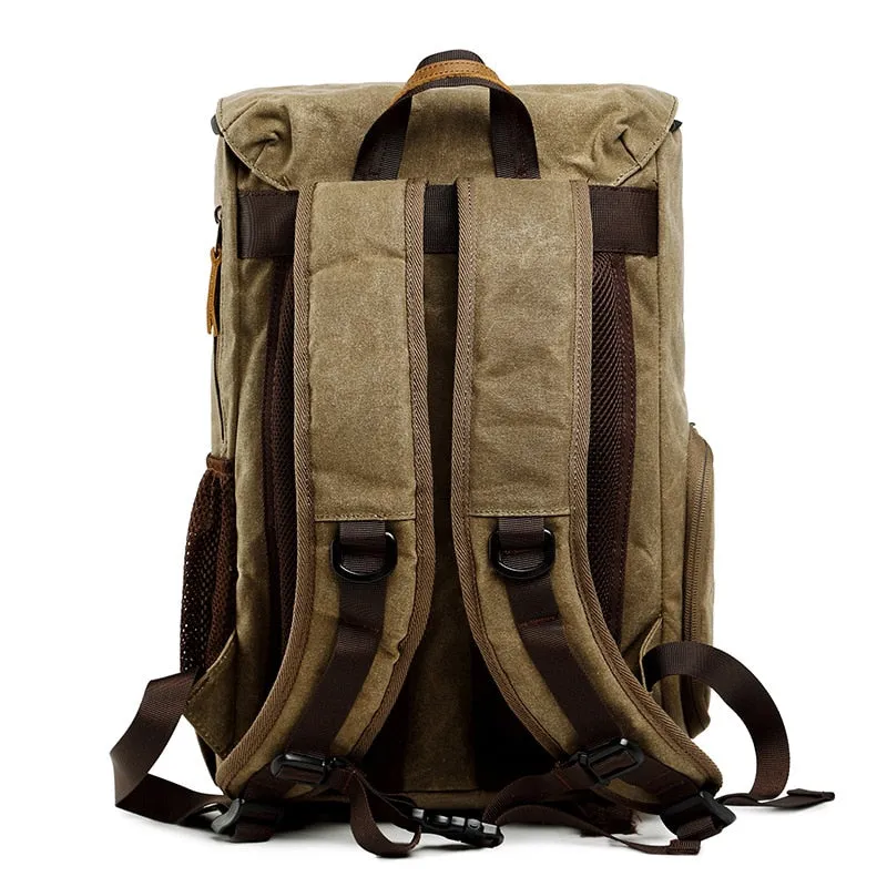 Unisex Waterproof Canvas Backpacks (Camera)