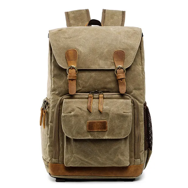 Unisex Waterproof Canvas Backpacks (Camera)