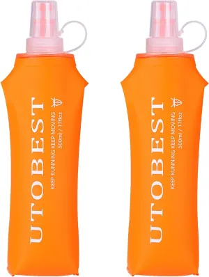 UTOBEST 10L Hydration Vest with 2L Water Bladder and 2*500ml Soft Flask