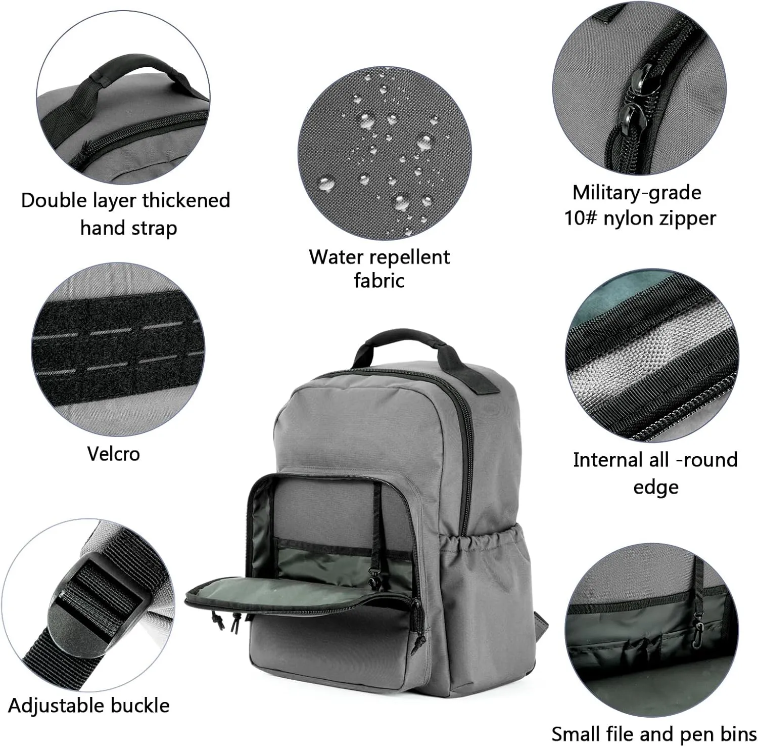 VEAGIA Tactical Travel Laptop Backpack For Men Large Heavy Duty Work Backpack Airline Approved Hiking Waterproof Backpack