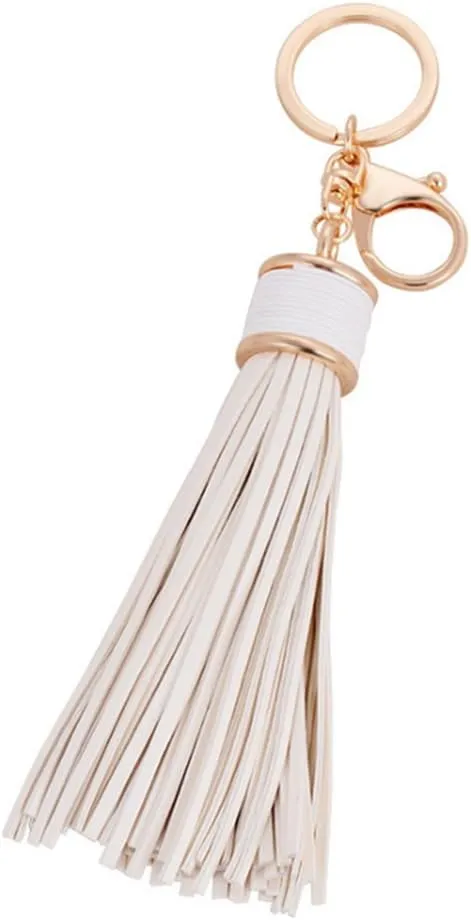 Vedory Keychain Leather Tassels Handbag Backpack bag Phone Key Ring Accessories Car Bag Charm Holiday Birthday for Girls