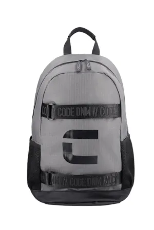 Velcro Strap Backpack _ 156664 _ Dark Grey