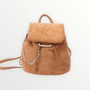 vintage corduroy backpack - Camel vintage corduroy backpack - Camel
