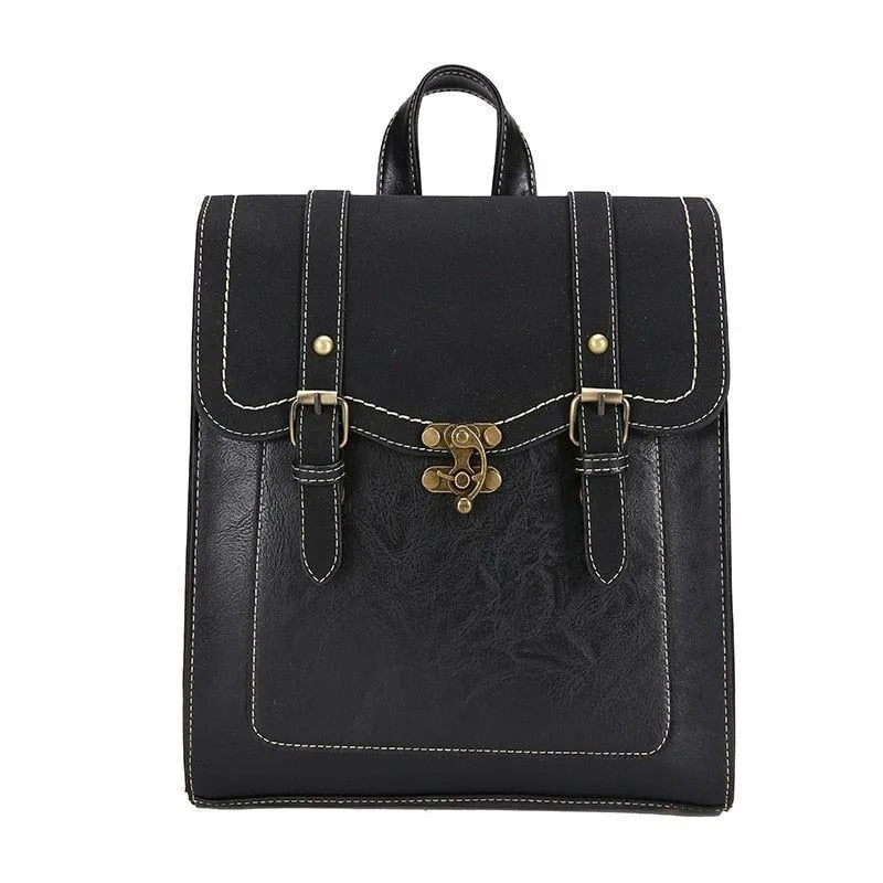 Vintage Leather Backpack New One Piece Backpack