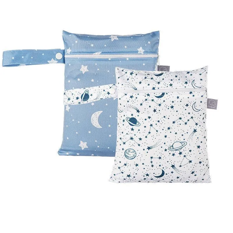 Waterproof Diaper Storage Bags 2PCS 4Styles 18x25cm