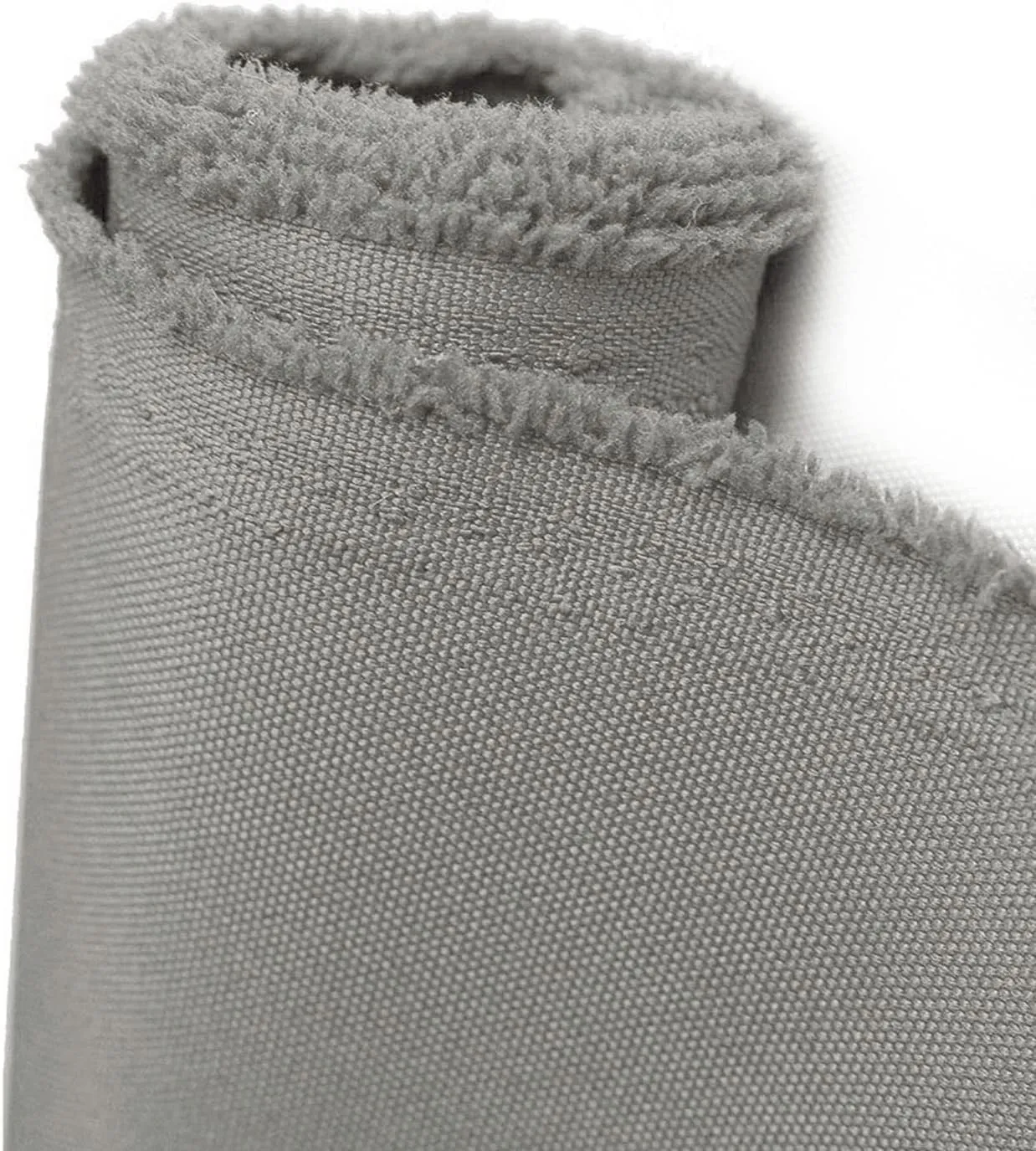 Waterproof Fabric by The Yard 600d Cordura Canvas Fabric 58 inch Wide for Indoor Outdoor Patio 1 Yard, Silver Grey