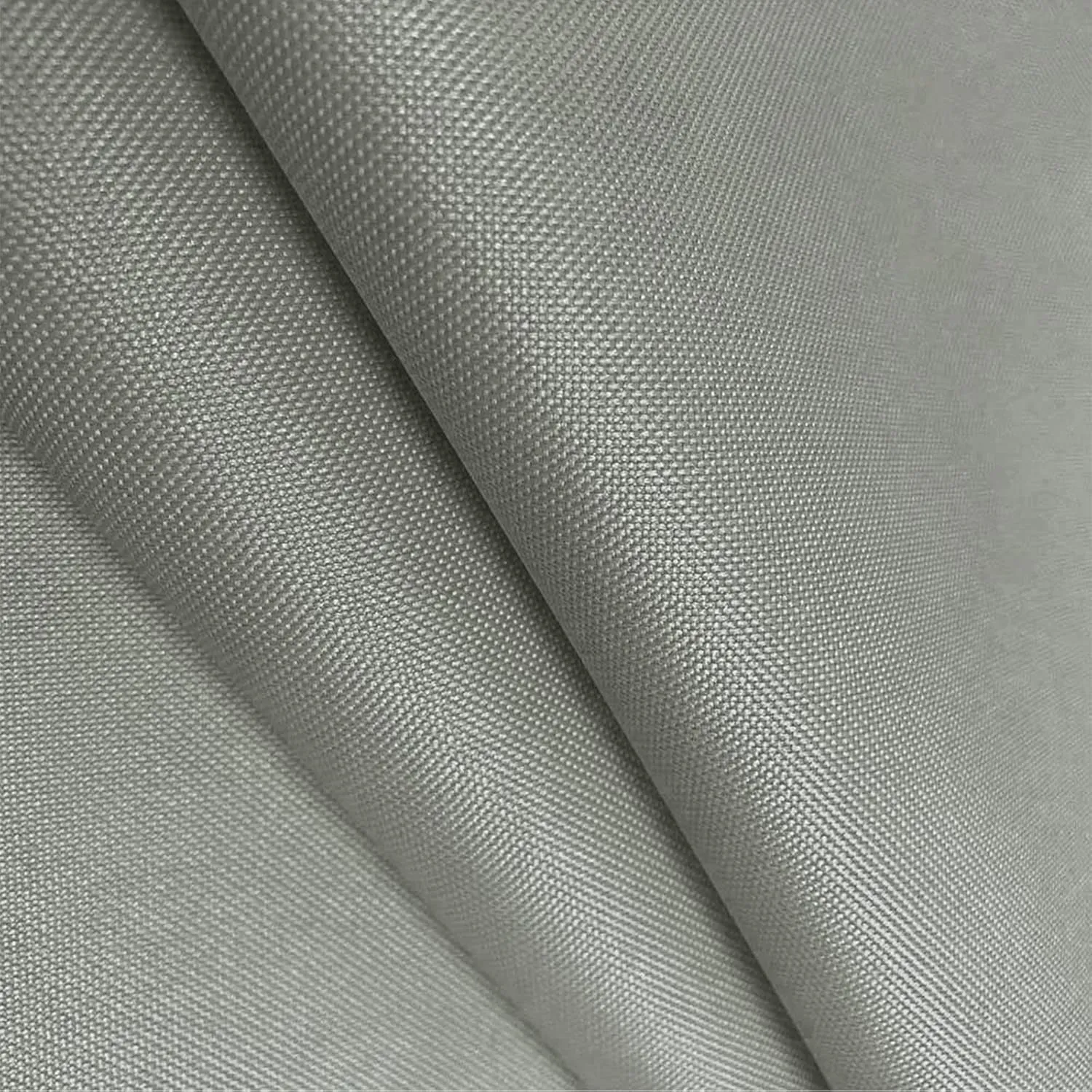 Waterproof Fabric by The Yard 600d Cordura Canvas Fabric 58 inch Wide for Indoor Outdoor Patio 1 Yard, Silver Grey