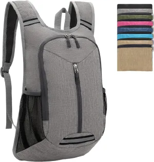 WEREWOLVES 15L Small Hiking Backpack, Travel Lightweight Foldable Packable Casual Outdoor Daypack