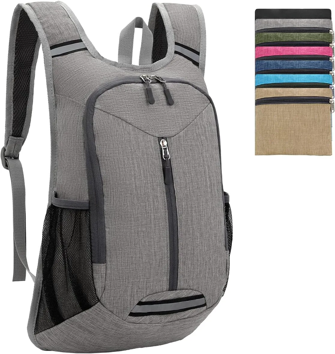 WEREWOLVES 15L Small Hiking Backpack, Travel Lightweight Foldable Packable Casual Outdoor Daypack