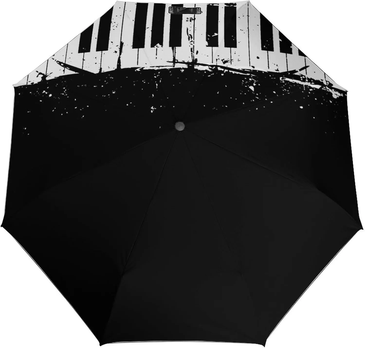 Windproof Travel Umbrellas for Rain,Grunge Music Background Durable & Compact Umbrella-Waterproof Canopy for Backpack, Purse, Portable, Umbrella for Travel