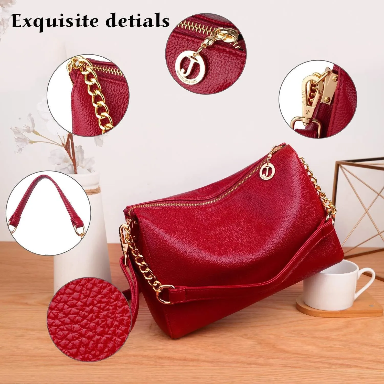 Women Clacssic Tote Bag Fashion Handbag And Purses PU leather Shoulder Bag Top Handle Satchel