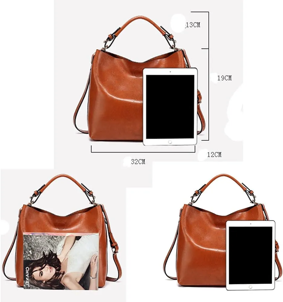 Women Handbags PU Leather Shoulder Bag Messenger Bag Top Handle Bag