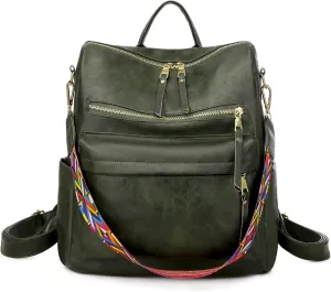 Women's Fashion Backpack Purse for Women Leather Multipurpose Design Ladies Shoulder Bag Travel bag Satchel Handbags