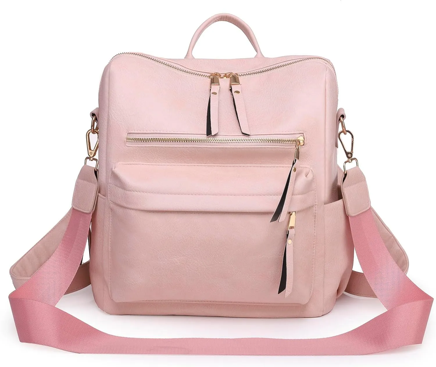 Women's Fashion Backpack Purse Leather Multipurpose Design Convertible Shoulder Bag Travel bag Satchel Handbags