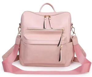 Women's Fashion Backpack Purse Leather Multipurpose Design Convertible Shoulder Bag Travel bag Satchel Handbags