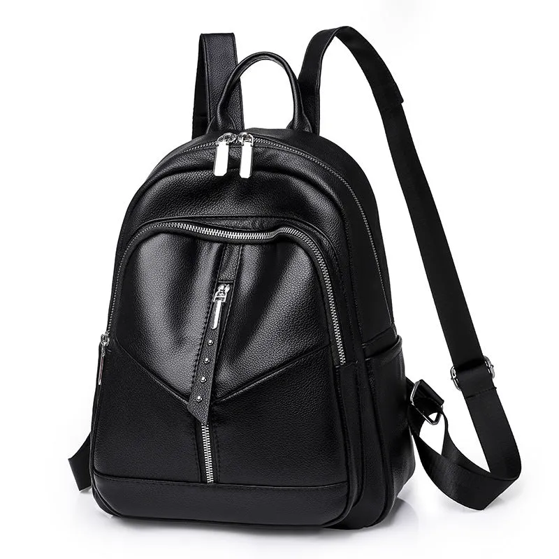 Women's New Cool Fashion Leather Vintage Backpacks
