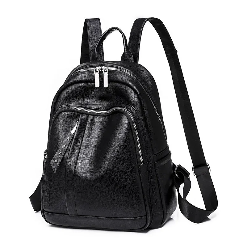 Women's New Cool Fashion Leather Vintage Backpacks