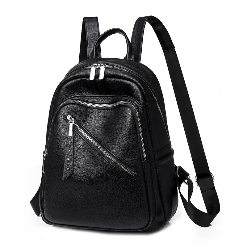 Women's New Cool Fashion Leather Vintage Backpacks