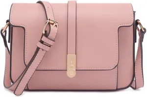 Women's small crossbody bag, fashionable shoulder bag, PU leather square shoulder bag, flip cover handbag