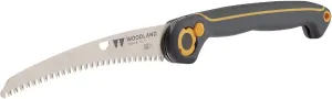 Woodland Tools Co. Duralight 10" Portable Folding Saw – Lightweight, Multi-Position Blade for Pruning, Camping, and Hunting
