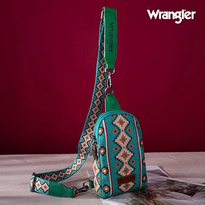Wrangler Aztec Waist Sling Bag
