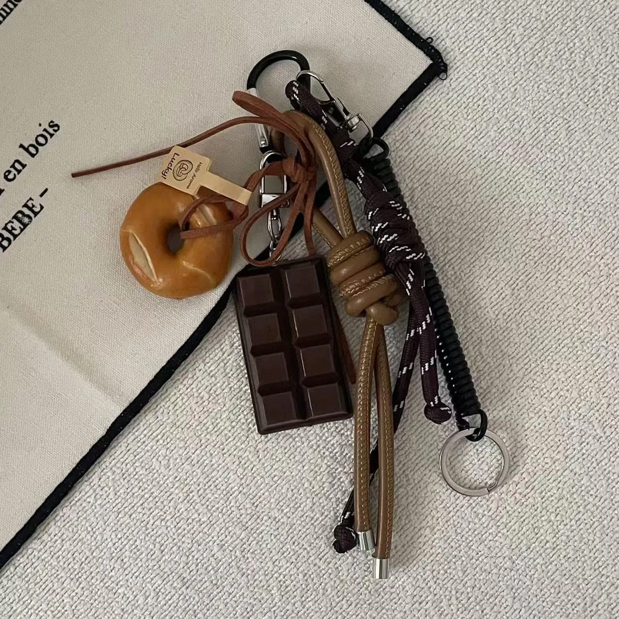 y2k Purse Charms for Handbags Kawaii Bag Charms for Handbags Cute Keychain Grunge Aesthetic Purse Charms Key Fob