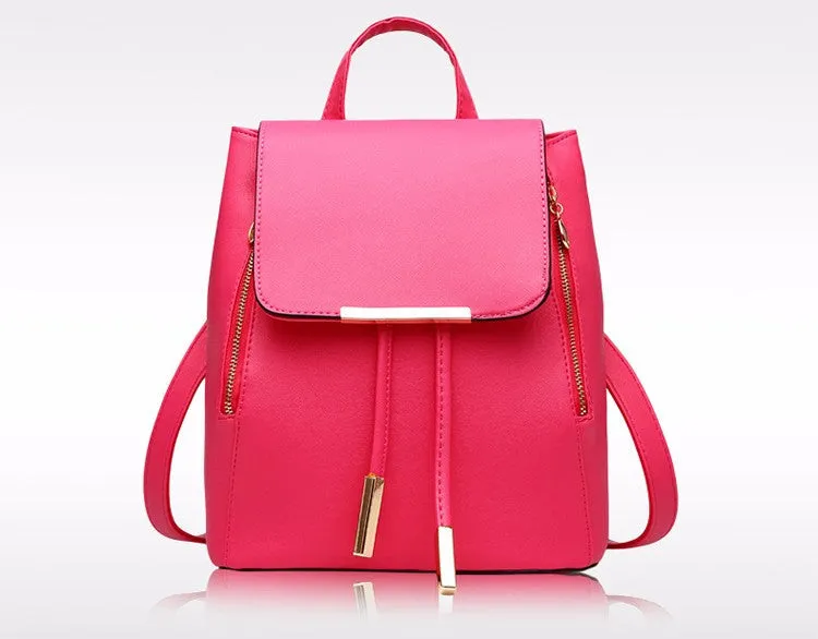 Yahzu PU leather backpack