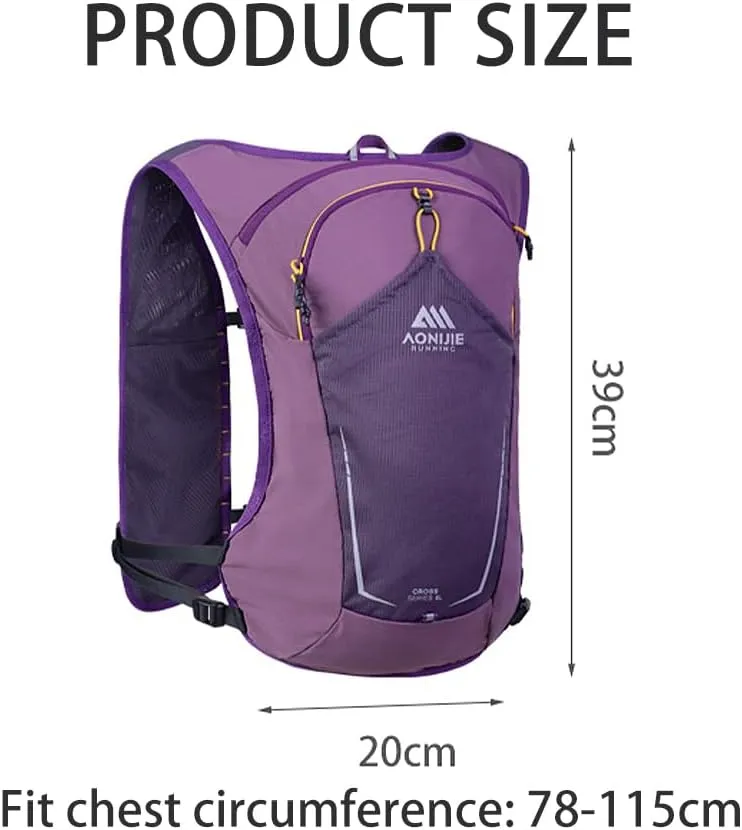 YOUGLE 8L Ultra-Lightweight Running Backpack with 1.5L Hydration Bladder, Breathable Mesh for Marathon, Hiking & Outdoor Sports